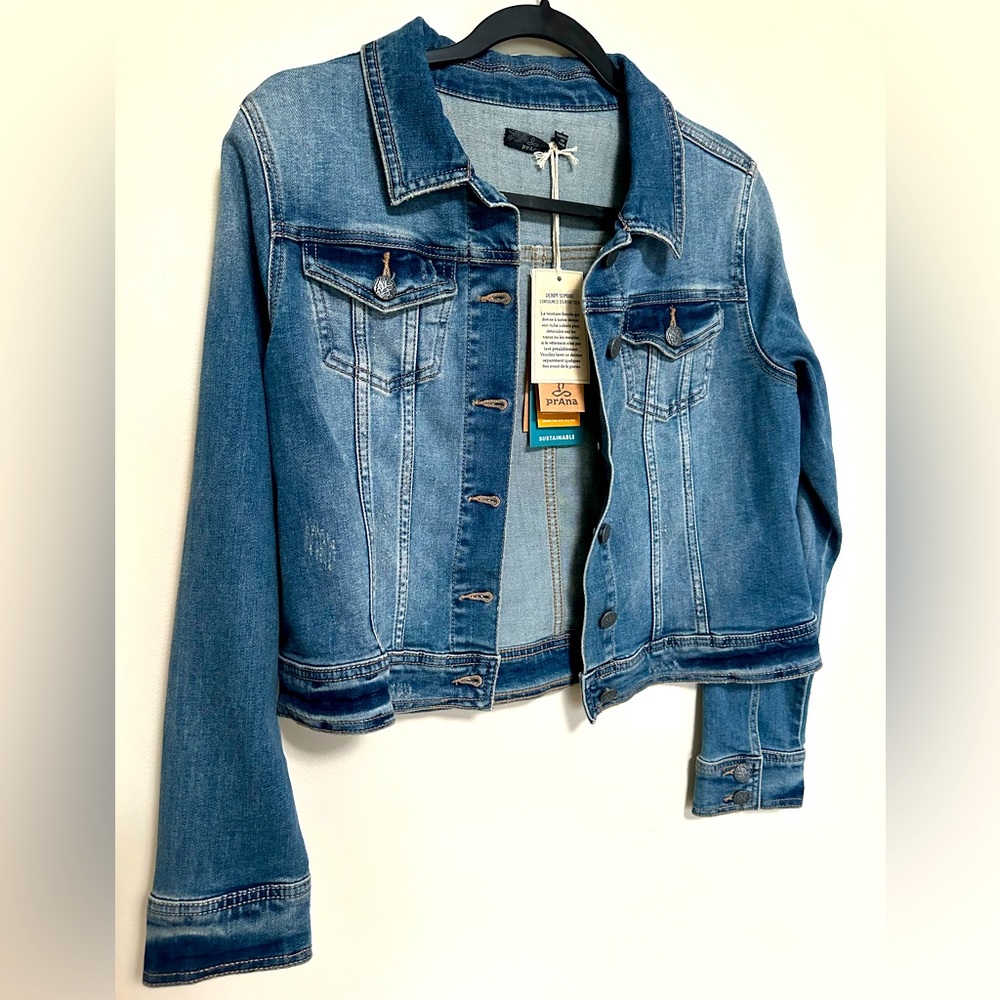 Prana Women’s Cropped Jean Jacket